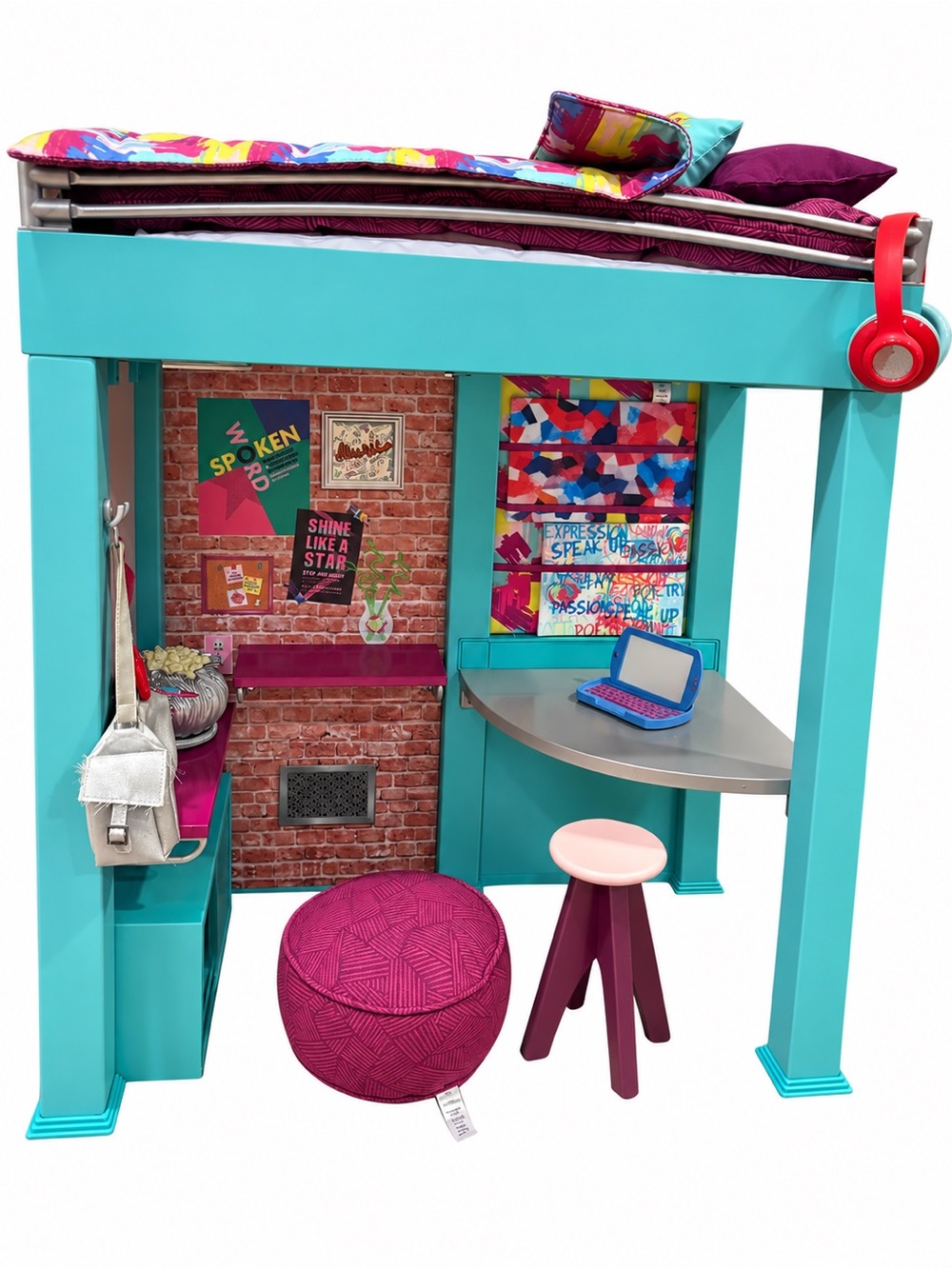 American Girl Gabriela McBride Loft Bed GOTY 2017 + Accessories